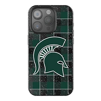 Keyscaper Michigan State Spartans Plaid Bling iPhone Case
