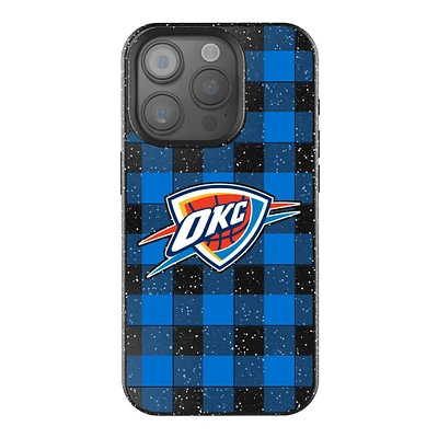 Keyscaper Oklahoma City Thunder Plaid Bling iPhone Case