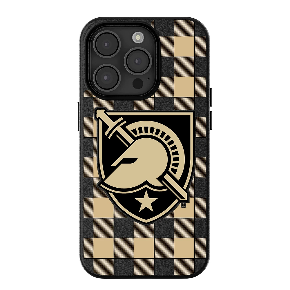 Keyscaper Army Black Knights Plaid Magnetic Bump iPhone Case