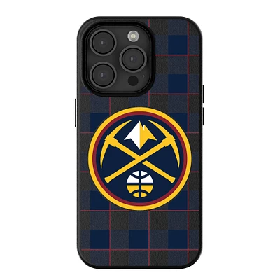 Keyscaper Denver Nuggets Plaid Magnetic Bump iPhone Case