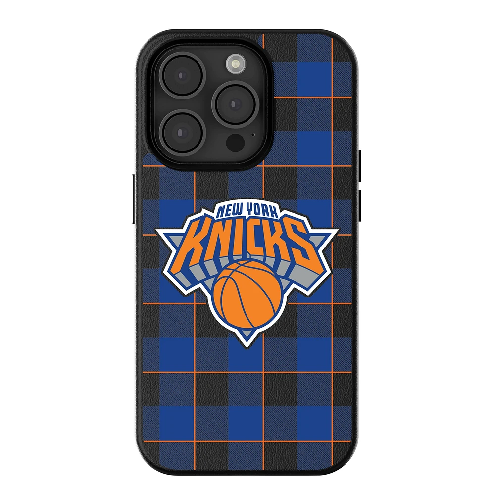 Keyscaper New York Knicks Plaid Magnetic Bump iPhone Case