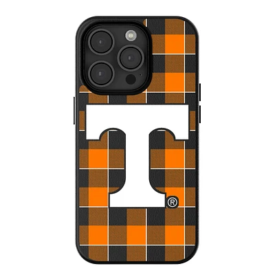 Keyscaper Tennessee Volunteers Plaid Magnetic Bump iPhone Case