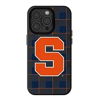 Keyscaper Syracuse Orange Plaid Magnetic Bump iPhone Case