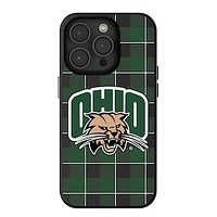 Keyscaper Ohio Bobcats Plaid Magnetic Bump iPhone Case