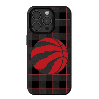 Keyscaper Toronto Raptors Plaid Magnetic Bump iPhone Case