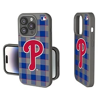 Keyscaper Philadelphia Phillies Plaid Soft Touch iPhone Case