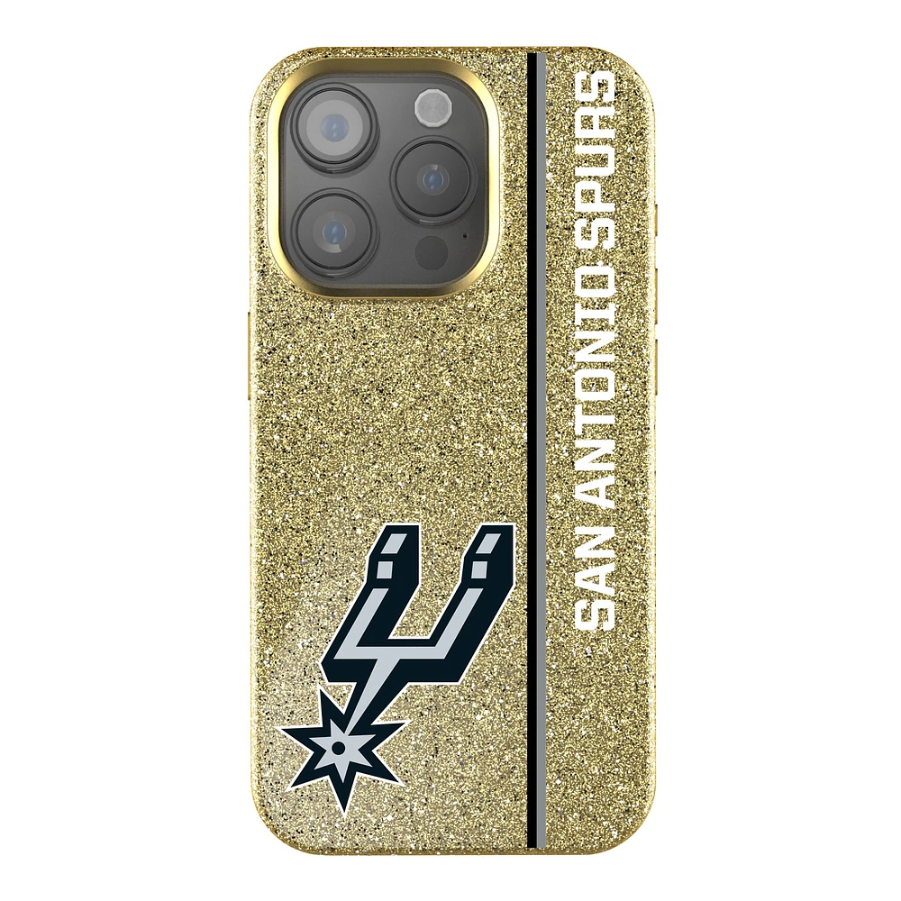 Keyscaper San Antonio Spurs Sidebar Gold Bling iPhone Case