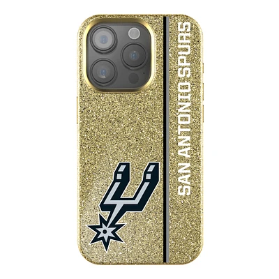 Keyscaper San Antonio Spurs Sidebar Gold Bling iPhone Case