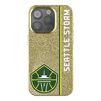 Keyscaper Seattle Storm Sidebar Gold Bling iPhone Case