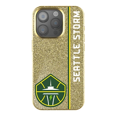 Keyscaper Seattle Storm Sidebar Gold Bling iPhone Case