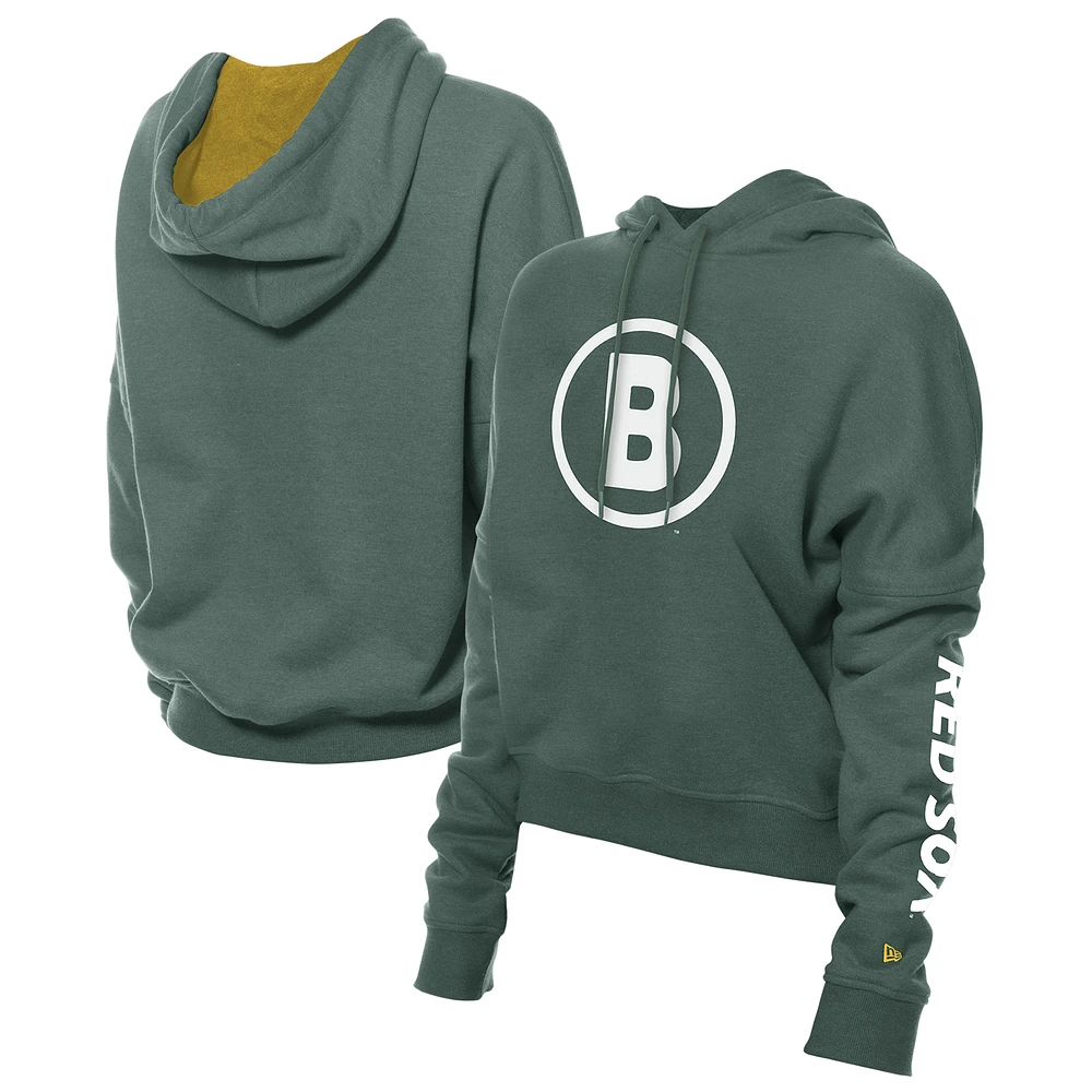 Women's New Era Green Boston Red Sox 2025 City Connect Pullover Hoodie
