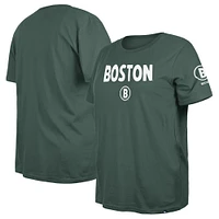 Women's New Era  Green Boston Red Sox 2025 City Connect Plus T-Shirt