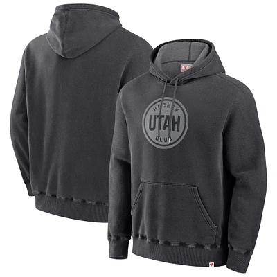 Men's Fanatics Black Utah Hockey Club Made Canada Pullover Hoodie