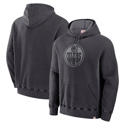 Men's Fanatics Black Edmonton Oilers Made Canada Pullover Hoodie