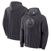 Men's Fanatics Black Edmonton Oilers Made Canada Pullover Hoodie