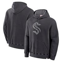 Men's Fanatics Black Seattle Kraken Made Canada Pullover Hoodie