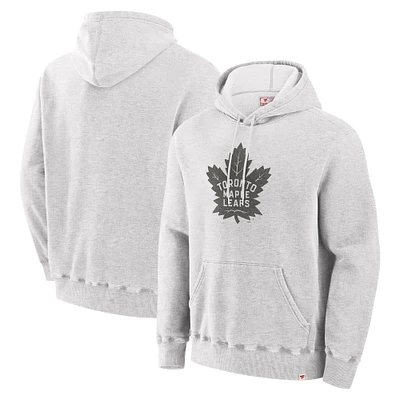 Men's Fanatics Cream Toronto Maple Leafs Made Canada Pullover Hoodie