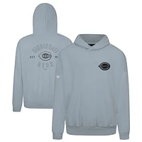 Men's Levelwear Gray Cincinnati Reds Contact Nightfall Pullover Hoodie