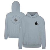 Men's Levelwear Gray Boston Red Sox Contact Nightfall Pullover Hoodie