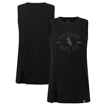 Women's Levelwear Black Chicago White Sox Influx Abyssal Tank Top