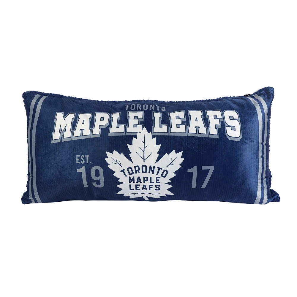 Toronto Maple Leafs Team Logo 18'' x 36'' Body Pillow