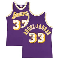 Kareem Abdul-Jabbar Los Angeles Lakers Autographed Mitchell & Ness 1983-84 Purple Authentic Jersey with Multiple Inscriptions - Limited Edition of 12