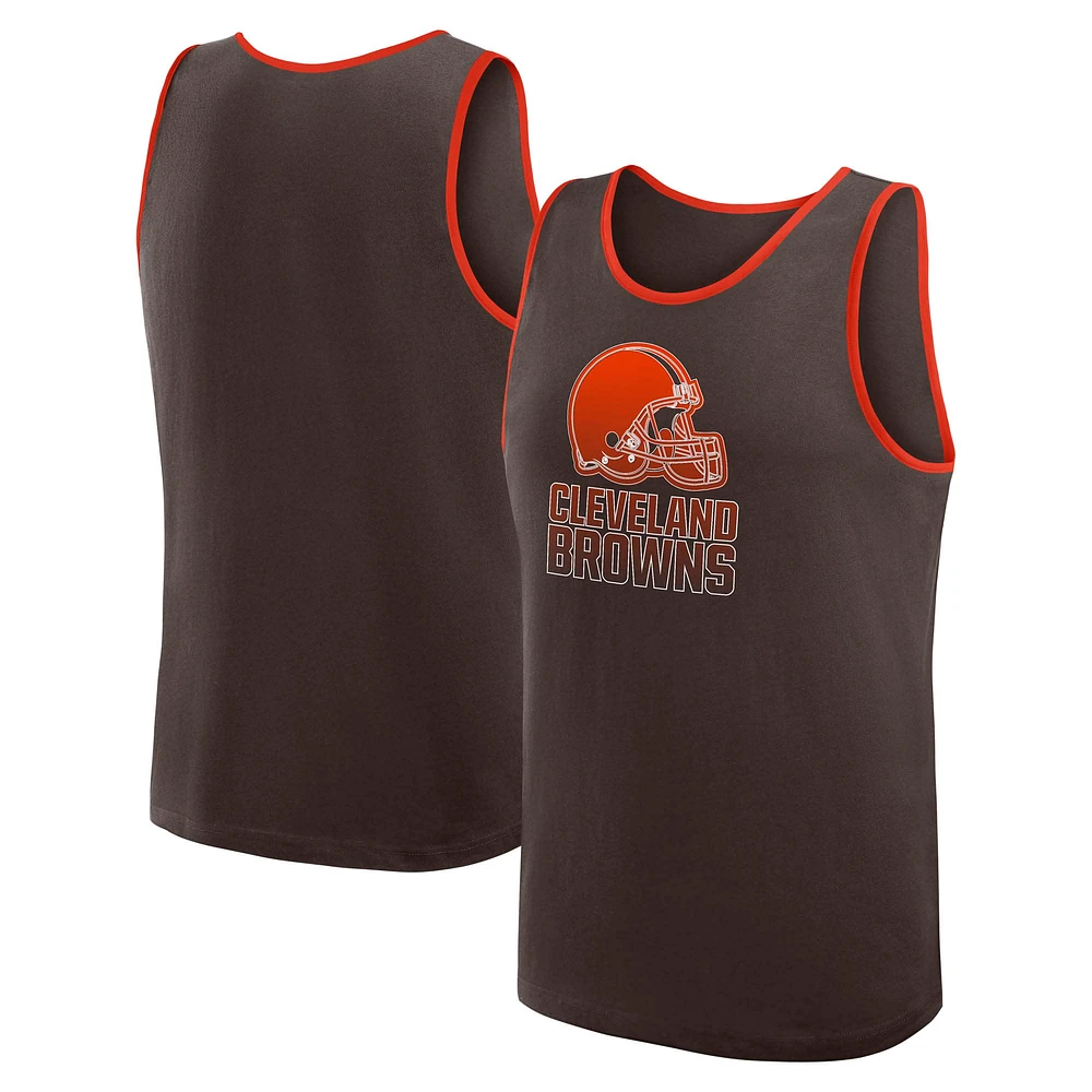 Men's Brown Cleveland Browns Unmatched Success Tank Top