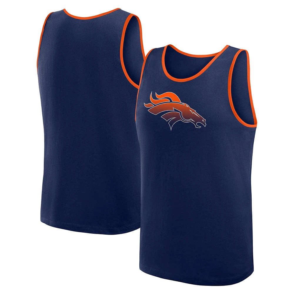 Men's Navy Denver Broncos Unmatched Success Tank Top