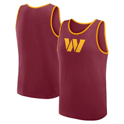 Men's Burgundy Washington Commanders Unmatched Success Tank Top