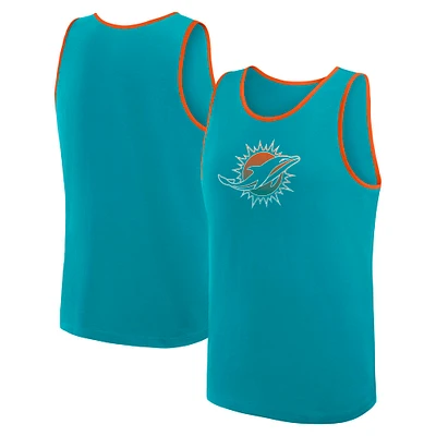 Men's Aqua Miami Dolphins Unmatched Success Tank Top