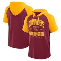Men's Logo Athletic Burgundy Washington Commanders Prime Hoodie T-Shirt