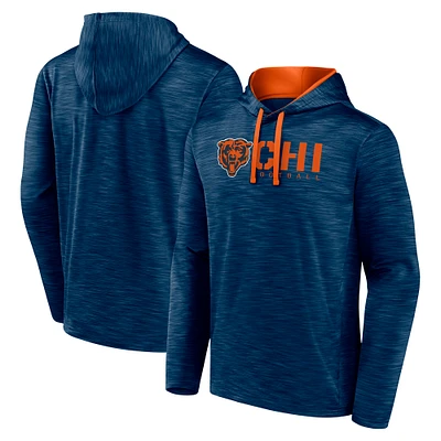 Men's Navy Chicago Bears Head Start Pullover Hoodie