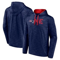 Men's Navy New England Patriots Head Start Pullover Hoodie