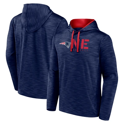 Men's Navy New England Patriots Head Start Pullover Hoodie