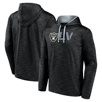 Men's Black Las Vegas Raiders Head Start Pullover Hoodie