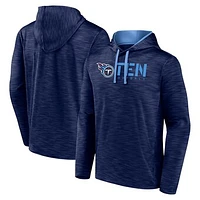 Men's Navy Tennessee Titans Head Start Pullover Hoodie