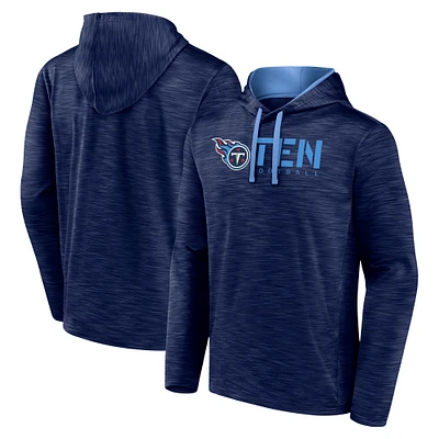 Men's Navy Tennessee Titans Head Start Pullover Hoodie