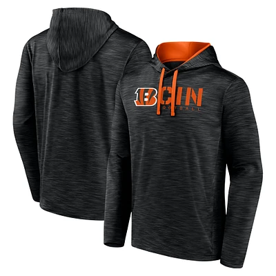 Men's Black Cincinnati Bengals Head Start Pullover Hoodie