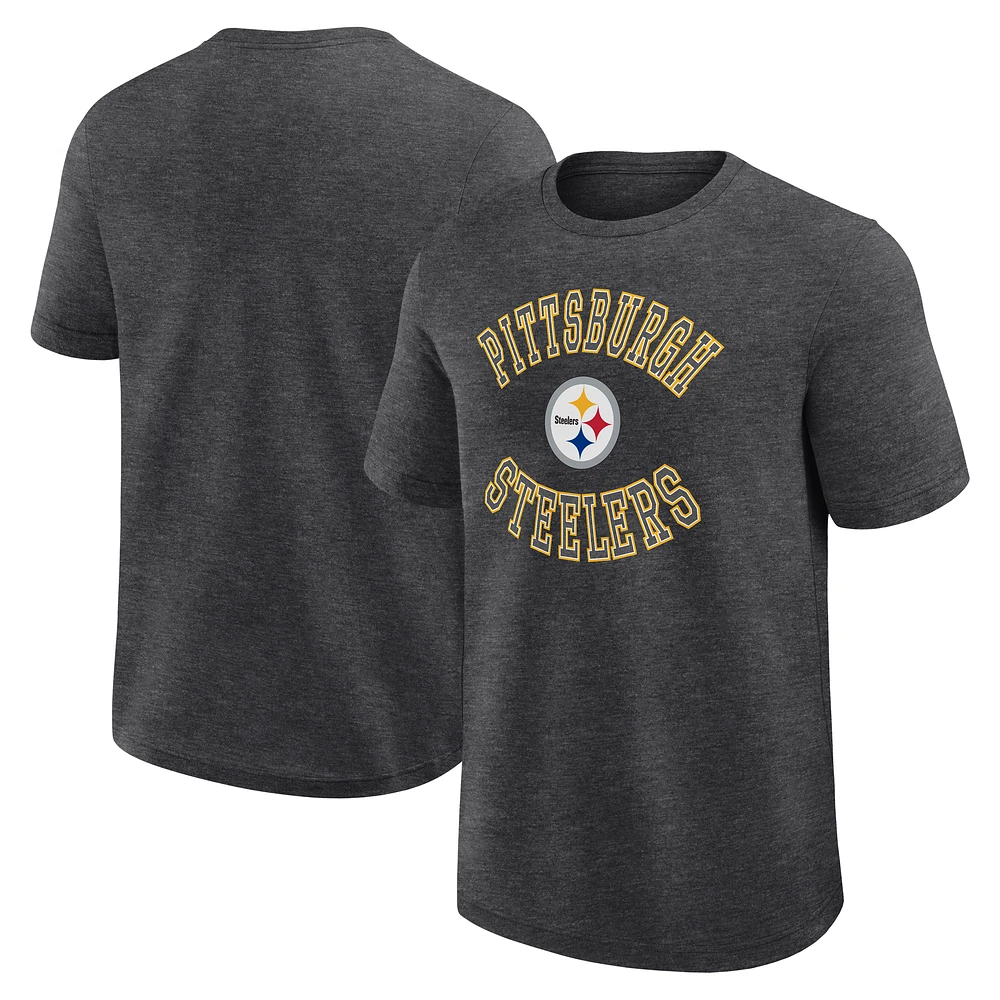 Men's Heather Charcoal Pittsburgh Steelers Success T-Shirt