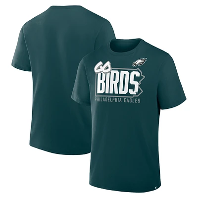 Men's Fanatics Midnight Green Philadelphia Eagles Hometown True Favorite T-Shirt
