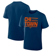 Men's Fanatics Navy Chicago Bears Hometown True Favorite T-Shirt