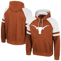 Men's Colosseum  Burnt Orange Texas Longhorns Todd Raglan Pullover Hoodie