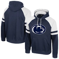 Men's Colosseum  Navy Penn State Nittany Lions Todd Raglan Pullover Hoodie