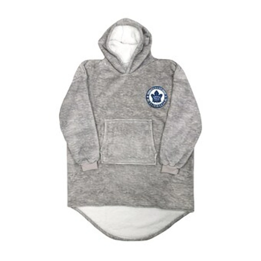 Gray Toronto Maple Leafs 50'' x 70'' Game Time Hoodie Throw Blanket