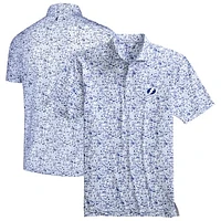Men's johnnie-O  Blue/White Tampa Bay Lightning Slapshot Polo