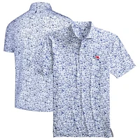 Men's johnnie-O  Blue/White New York Rangers Slapshot Polo