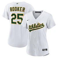 Women's Nike Brent Rooker White Athletics Home Replica Jersey