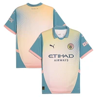 Men's Puma Blue Manchester City 2024/25 Fourth Replica Jersey