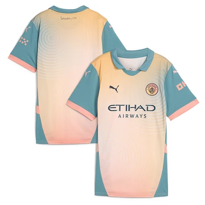 Women's Puma Blue Manchester City 2024/25 Fourth Replica Jersey