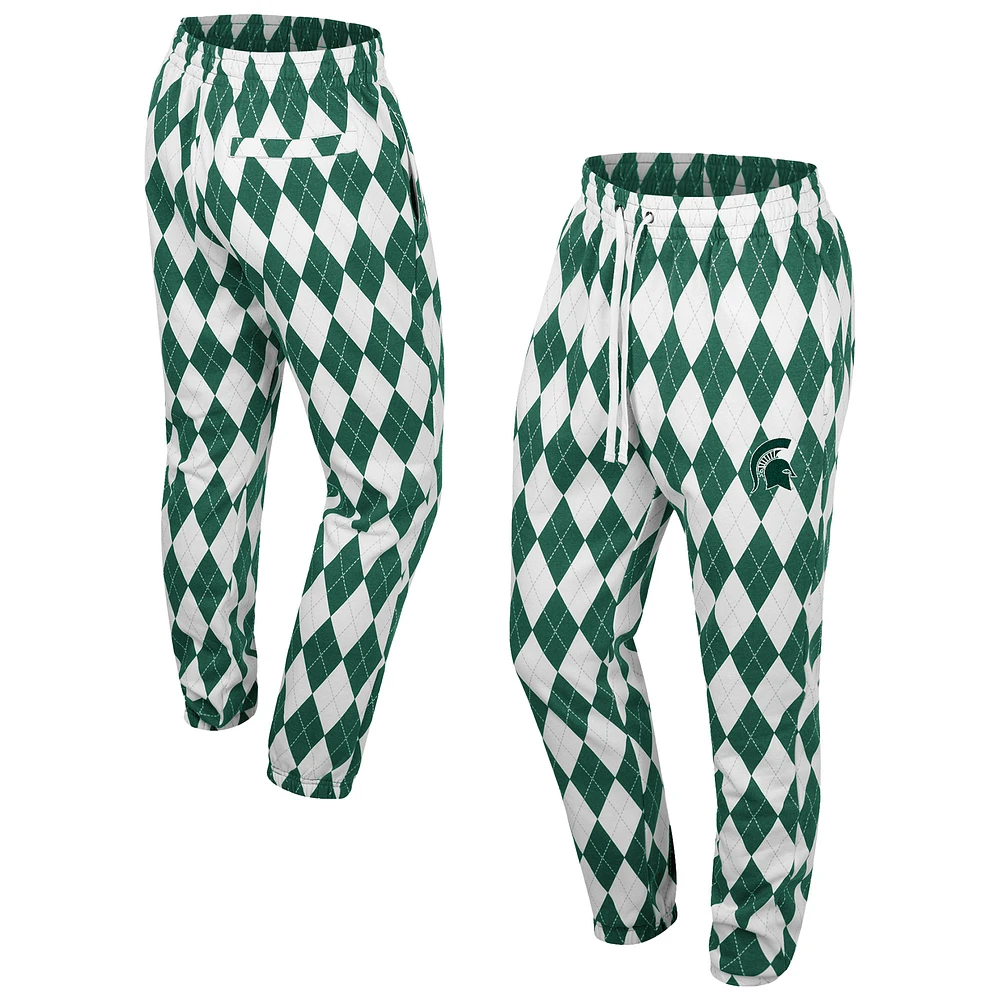 Men's Colosseum Green Michigan State Spartans The Dealio Pants